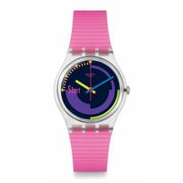 [Swatch] Laikrodis SWATCH NEON PINK PODIUM SO28K111 Pink blue
