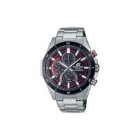 Casio Edifice Series Waterproof Sports Watch Solar Quartz Movement Stainless Steel Strap Men watches Black EFS-S610DB-1AV Black Dial gray
