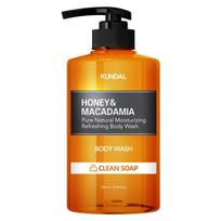 Kundal Honey & Macadamia Pure Body Wash Clean Soap, 500ml, 1 unit gray