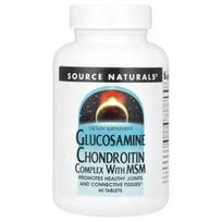 Source Naturals, Glucosamine Chondroitin Complex with MSM, 60 Tablets