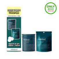 Minted Premium Solid Toothpaste 90 Tablets Double Special (+ 90 Refills) black