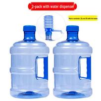ZISIZ Portable Food-Grade Water Dispenser Bucket with Lid blue