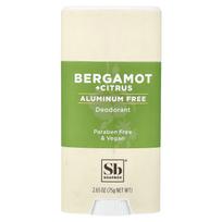 Soapbox, Aluminum-Free Deodorant, Bergamot + Citrus, 75g (2.65oz) white