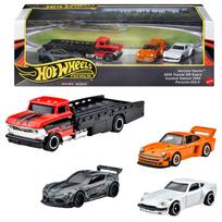 Hot Wheels Premium Kolekcinis Rinkinys Asortimentas Plataus Kėbulo Rinkinys Transporto Priemonės Žaislas Mini Automobilis 4 Vienetai 3 Metų ir Vyresniems Įvairus - 987A-GMH39 black