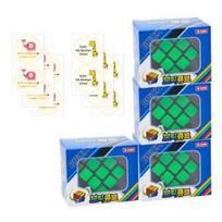 Daycare birthday gift brick cube 4p + sticker 2 types x 6p set, Korean popular puzzles blue