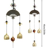 Japoniški vėjo varpeliai iš ketaus Feng shui vėjo varpai, sėkmės kabantis pakabukas vidaus lauko šventyklos namų sodo dekoravimas
