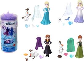 Disney Frozen Snow Water and Snow Magic Collection 2 Mini Doll and Accessory 6 and Reveal! (Surprise Doll) [Surprise Pack] [Dress-up Doll] [Mini Set] blue