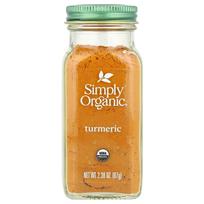 Simply Organic Turmeric 67g (2.38oz) orange