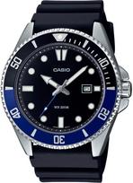 Casio Duro MDV-107-1A2V Vyriškas analoginis nardymo laikrodis Batman Juodas Mėlynas rėmelis Dervos apyrankė 200m black