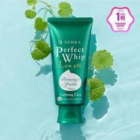 SENKA Perfect Whip Low pH Calming Cica 100g 001_Senka Perfect Whip Low pH Calming Cica 100g blue