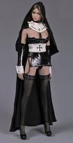 Toys & Hobbies [TOYBARJAPAN] 16 Scale Action Figure Set for TBLeague Body - SAtoys SA002B Fashionable Sexy Church Nun Dress and High Heel Shoes Set gray