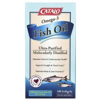 CATALO, omega-3 fish oil, 2,000 mg, 180 softgels (1,000 mg per serving)