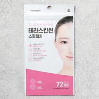 Terraskin Spuogų pleistrai 72 vnt. gray