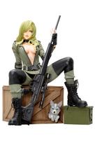 KOTOBUKIYA Metal Gear Solid Bishoujo Snaiperis Vilkas mastelio PVC dažyta baigta figūrėlė 1/7 black