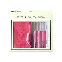 Tulip Etimo Rose nėrimo rinkinys su minkšta rankena (3 vnt) TER-15 gray