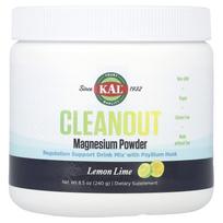 KAL, „Cleanout“ magnio milteliai, citrinų ir laimų skonio, 8,5 uncijos (240 g)