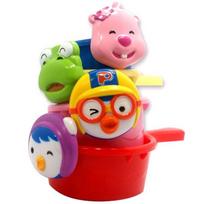 Pororo baby shower cup Korean childrens toys green