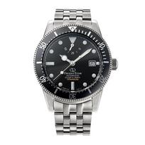 [ORIENT STAR] Automatinis vyriškas laikrodis M42 Diver 1964, pagamintas Japonijoje, atsparus vandeniui iki 200 m, titanas, juodas, 2 metų gamintojo garantija