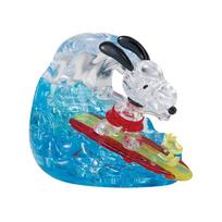 Beverly 40-Piece Crystal Puzzle Snoopy Surfing gray