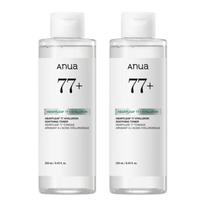 Anua Heartleaf 77% Hyaluron Hydrating & Soothing Toner 250ml (Double Set) white