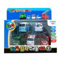Iconix Tayo The Little Bus Wheel Car Friends Playset - Series 2 blue