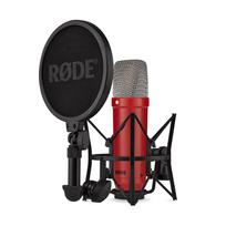 RODE Microphones NT1 Signature Series Studio Condenser Red Microphone, (NT1SIGNATURERED)