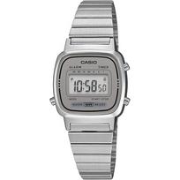 Casio Skaitmeninis laikrodis NAUJO Dizaino Sidabrinis x Pilkas Užjūrio modelis [Casio] Moteriškas LA670WA-7 [Prekė] gray