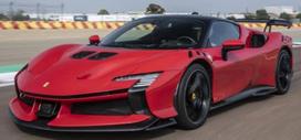 1/18 Scale Ferrari Model Car 2024 Ferrari SF90XX Red BBURAGO FERRARI SF90XX STRADALE 2024 Burago Limited Edition black