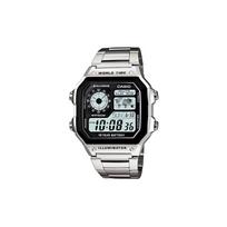 CASIO Customized watch modified series life waterproof AE-1200WHD-1A modified-rainbow pulse Quartz Steel Strap same styl AE-1200WHD-1A sidabras