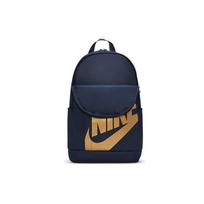 Nike Sportswear Elemental Logo Print Polyester Tote Backpack Unisex backpack Obsidian BA5876-452 Obsidian Color black
