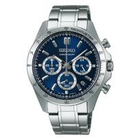 SEIKO SELECTION SBTR011 Kvarcinis su datos rodikliu Mėlynas Nerūdijančio plieno [Seiko Laikrodis] Vyriškas Laikrodis, Maitinamas Baterija Chronografas, Kalendorius, 24 Valandų Ranka, Ciferblatas, blue