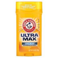Arm&Hammer UltraMax kietas antiperspirantas dezodorantas vyrams Cool Blast 73G 2.6OZ), 1 gabalėlis yellow