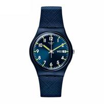 Swatch SIR BLUE SO28N702 Moteriškas mėlynas laikrodis mėlyna