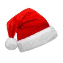 Kiss Children's Clothing Infant Girl Boy Child Baby Baby Santa Hat Adult Fur Christmas Costume Party Event Look red