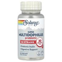 Solaray, Super Multidophilus, 30 billion, 60 enteric-coated veggie capsules (15 billion CFU per capsule)