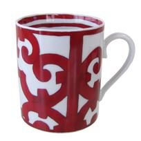 Hermes Guadalquivir Raudonas Puodelis Vienas Nr.1 300ml 011031P1 11031p [Prekė] raudona