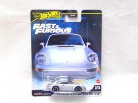 Unopened Hot Wheels Premium Fast Furious Porsche 911 Carrera RS (SQ1040) & 3.8 blue