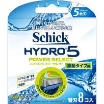 sic japan Thick Hydro 5 Power Select, 8 keičiami peiliukai Vyriški keičiami peiliukai Skustuvai vyrams Vyriški keičiami peiliukai