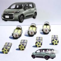 LED rinkinys Sienta serijos interjerui, numerio apšvietimui, atbulinei eigai ir posūkiams. Įtrauktas montavimas. Lengvas montavimas. Įtrauktas automobilio interjeras. Pritaikomas visoms SIENTA03. gray