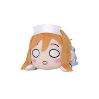 Sega Love x Hatsune Miku Hanamaru Kunikida Nesoberi Plush Toy S 16cm Polyester Live! Sunshine!! beige