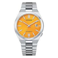 „Citizen“ analoginis automatinis laikrodis „One Mechanical“ vyriškas „Tsuyosa“, geltonas, dydis, geltona