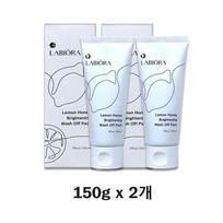 Raviora Bae Jong-ok Lemon Honey Pack Dead Cell Care Wash-Off Pack 100g, 1 pack, 2 packs white