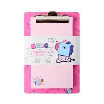 Line Friends BT21 Clipboard + Pad Set 155 x 250 mm, net, 1 set white