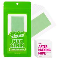 Jesus body wax strip 70g 20p + finishing wipe 4p set, 1 set beige