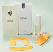 [2025 Nauja Versija] Incellderm Collagen 100 Tirpstanti Kaukė (6 lakštai) white