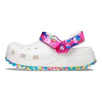Crocs Aurora Spalvingi Hiker Clog EVA Madingi Mados Lauko Kvėpuojantys Sportiniai Šlepetės Unisex Balti Daugiaspalviai 207990-94S 37-38 white