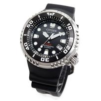 Citizen Promaster Diver 300m Juodas Atsparus vandeniui iki 300m Nardymo laikrodis, Nardymas, Maitinamas šviesa Eco-Drive Marine, Juodas/Sidabrinis Uretanas, juoda