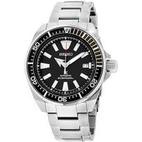 SEIKO Prospex Samurai Nerūdijančio Plieno Automatinis Nardymo Laikrodis 200 M SRPB51 Juodas B07369J4ZD