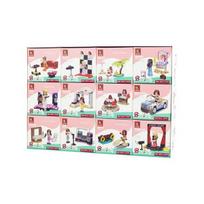 12 sets of LEGO LEGO Blocks for Biscyto Girls, Mixed Color white