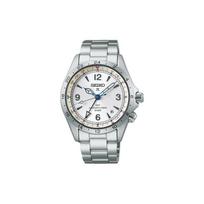 SEIKO prospex serijos 200 metrų atsparumas vandeniui automatinis/rankinis mechaninis judėjimas Plieninis dirželis vyriškas laikrodis baltas ciferblatas SPB409J1 mėlyna